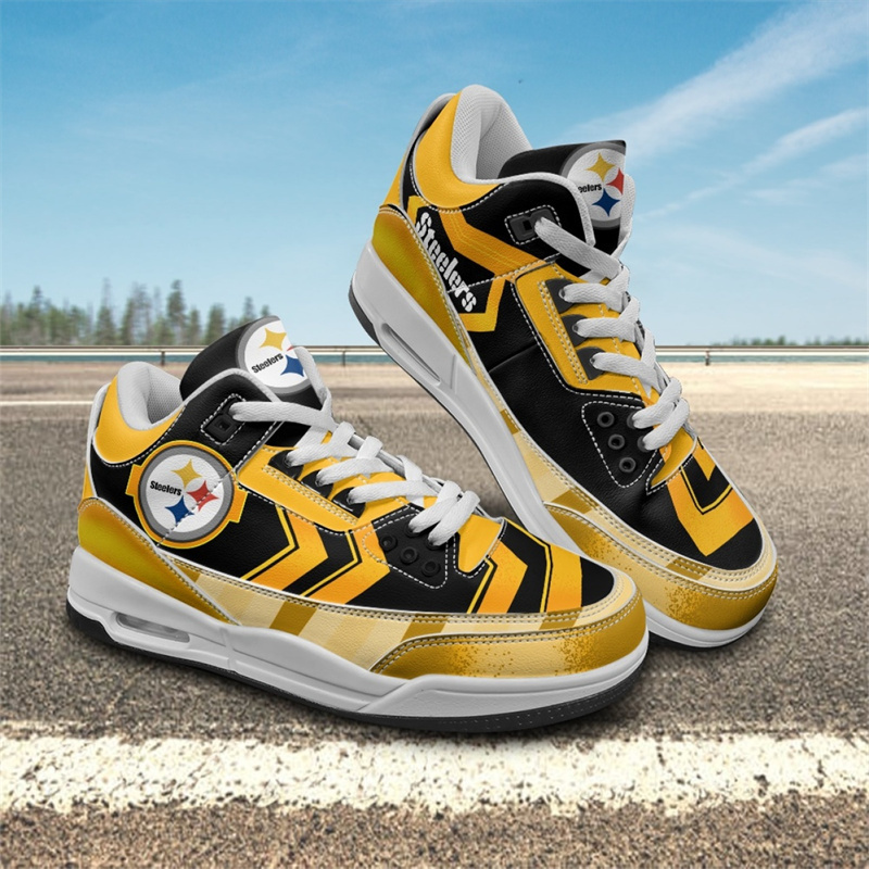 Men's Pittsburgh Steelers Air Jordan 3 Sneakers/Shoes 001